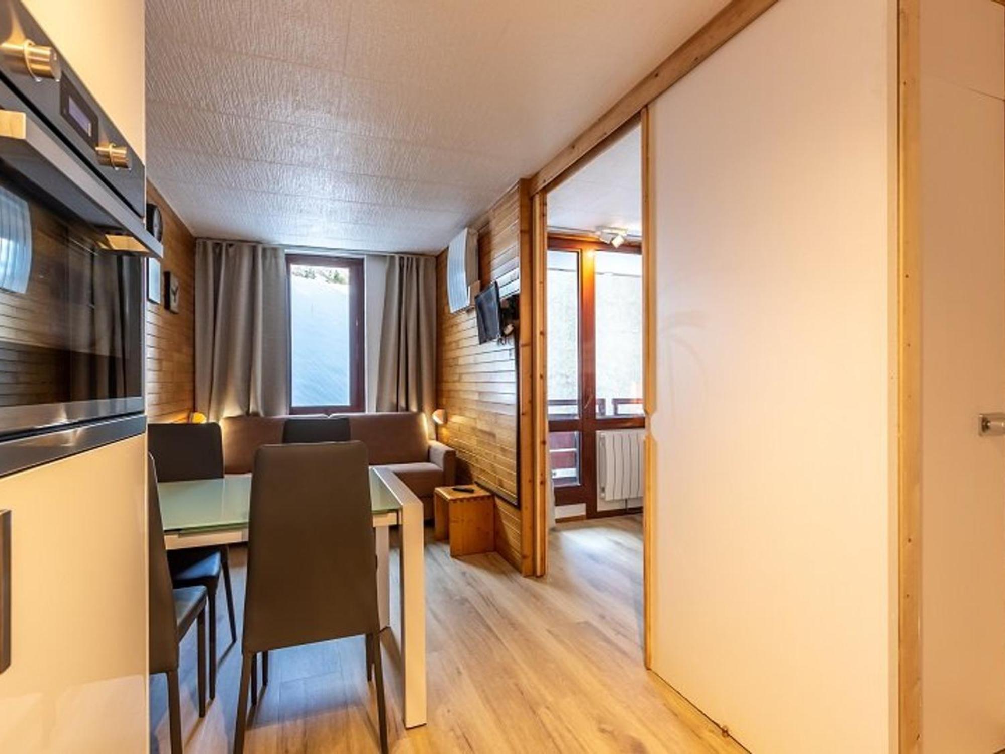 Апартаменти Studio Renove Au Coeur De Plagne Bellecote, 4 Pers, Balcon, Proche Telecabine - Fr-1-351-65 Ла-Плань Екстер'єр фото