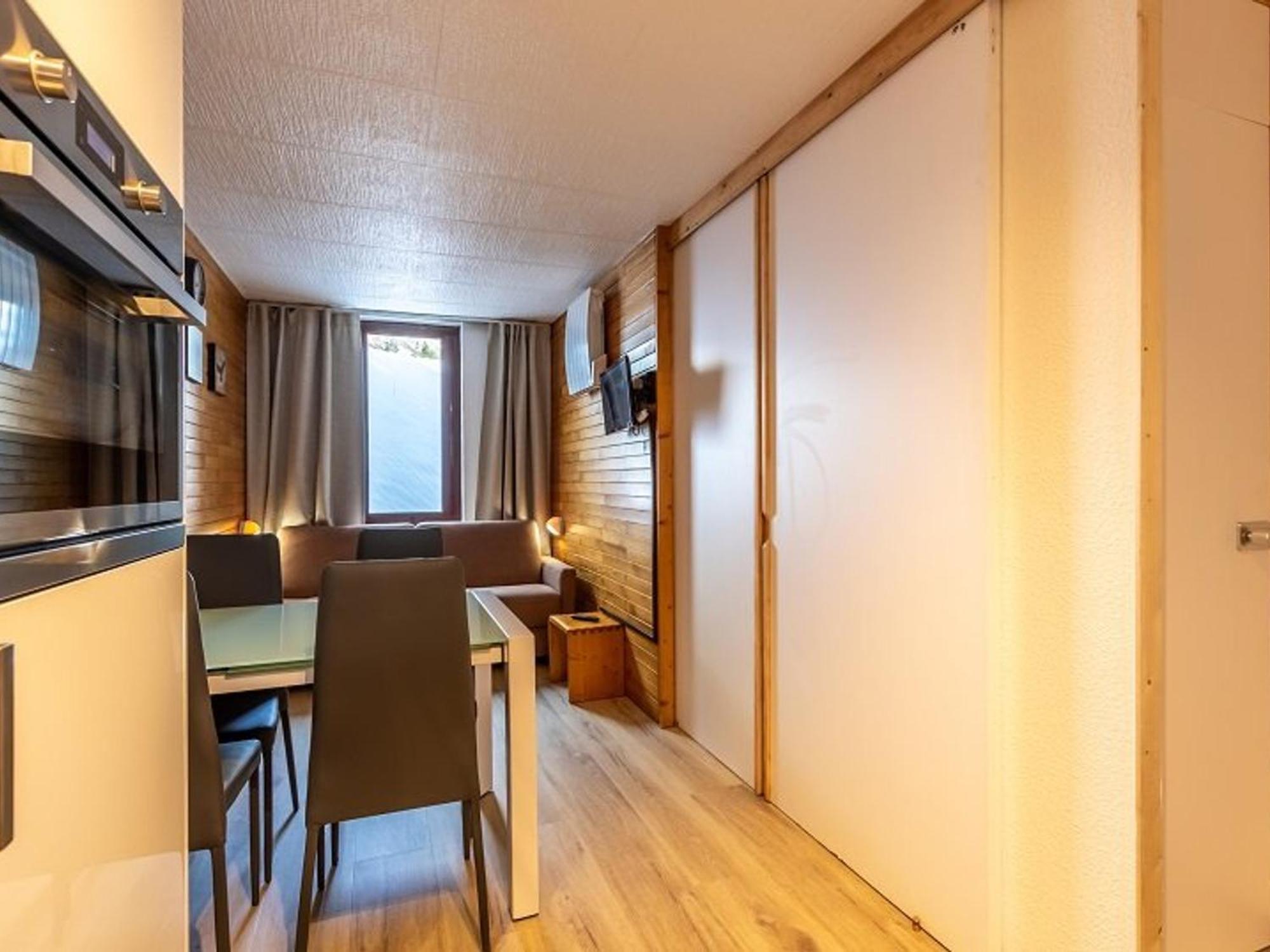 Апартаменти Studio Renove Au Coeur De Plagne Bellecote, 4 Pers, Balcon, Proche Telecabine - Fr-1-351-65 Ла-Плань Екстер'єр фото